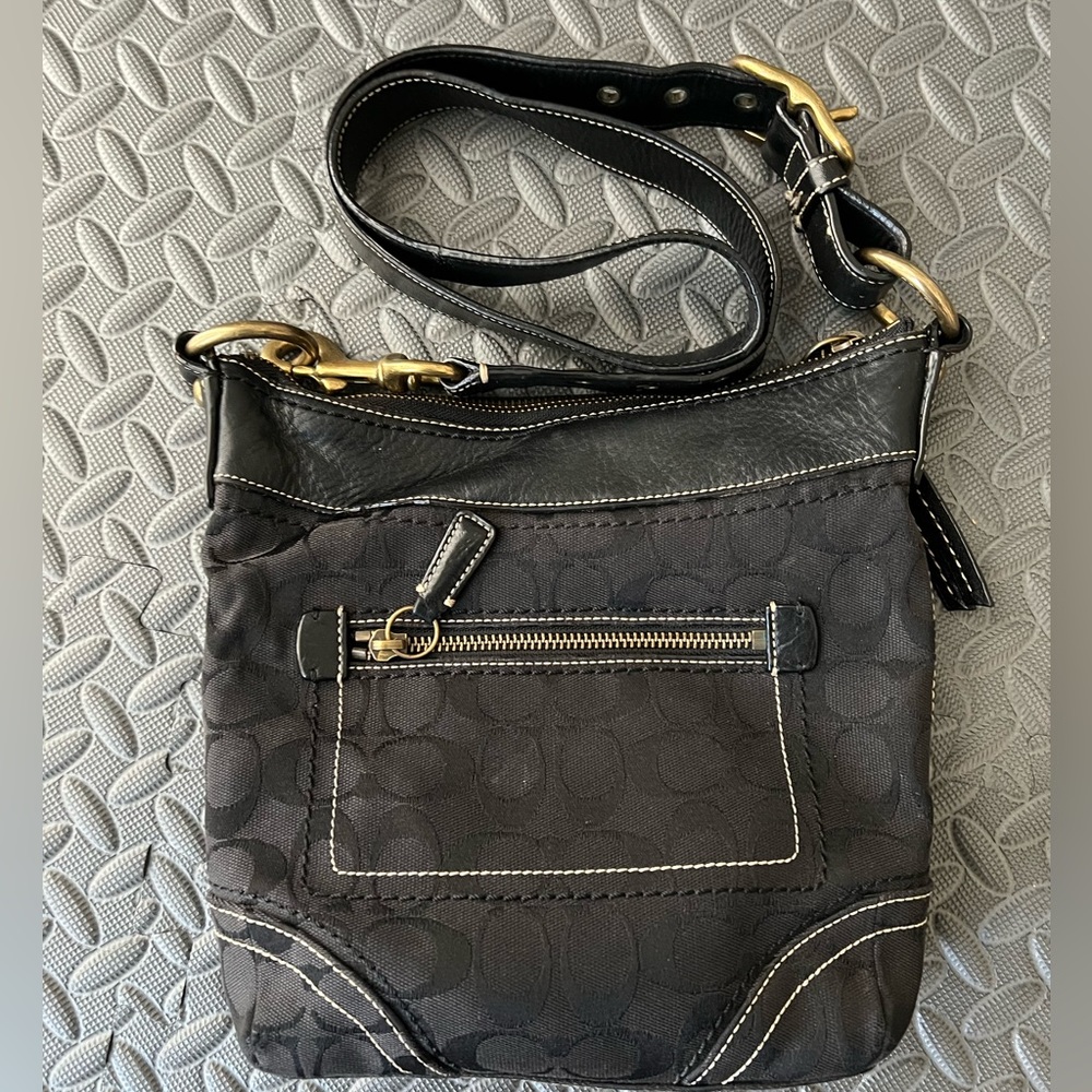 Coach Signature Crossbody Hobo